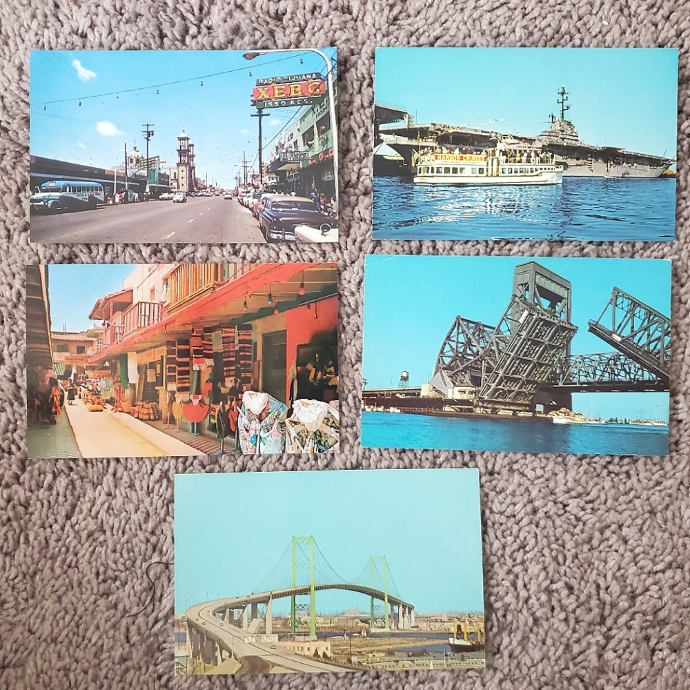 Vintage location post cards